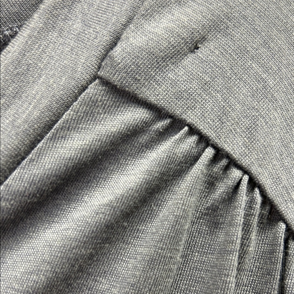 Sundance Charcoal Long Sleeve V-Neck Top - Picture 5 of 5